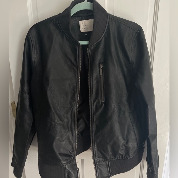 Black Leather Jacket - Picture 1 of 3